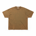Oversized heavyweight washed tee flat lay